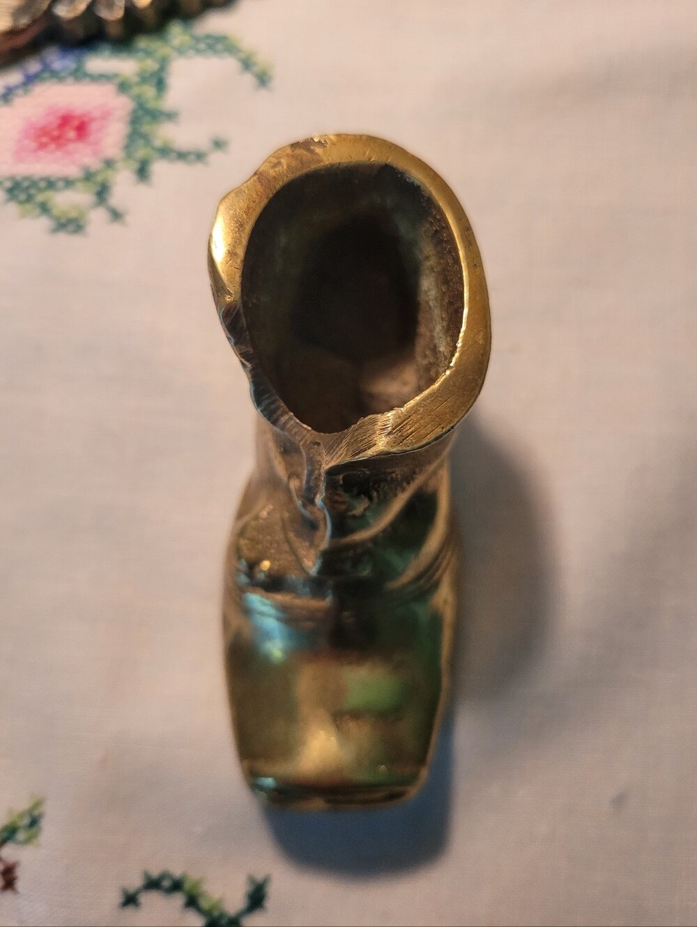 Brass Boot Figurine - Picture 3 of 5